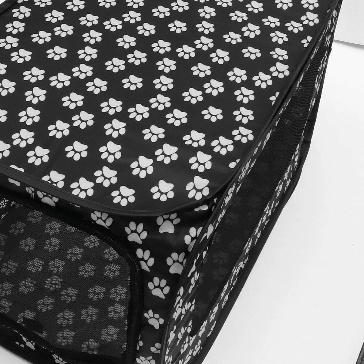 ULTECHNOVO باکس سگ پارچه ای نرم - چادر حیوانات خانگی مستطیلی تاشو - چادر مستطیلی برای حیوانات خانگی