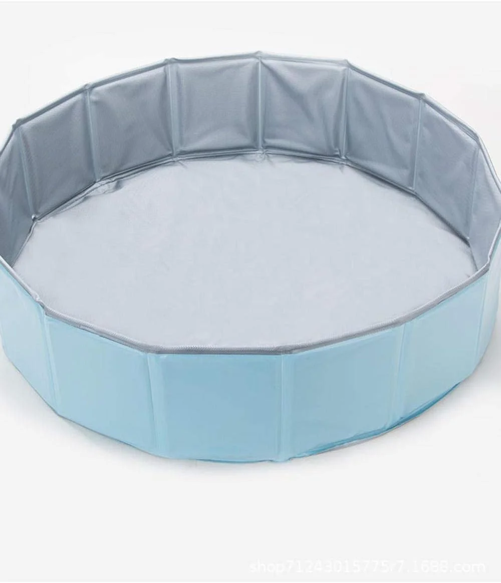 وان حمام شنا سگ توله سگ، وان تاشو PVC، استخر شنای حیوانات خانگی ایمن و بادوام - 160 * 30، مناسب سگ ها، گربه ها و کودکان در داخل و خارج از خانه