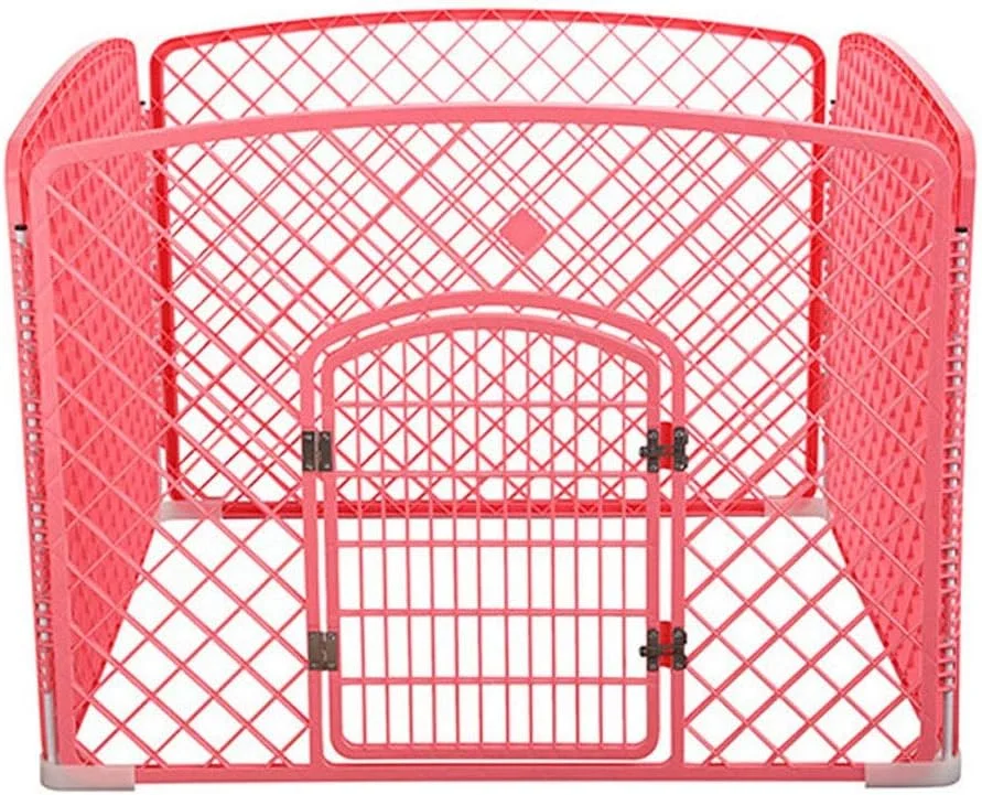 پارک بازی سگ SJBGDA مدل Pet Fence رنگ سفید