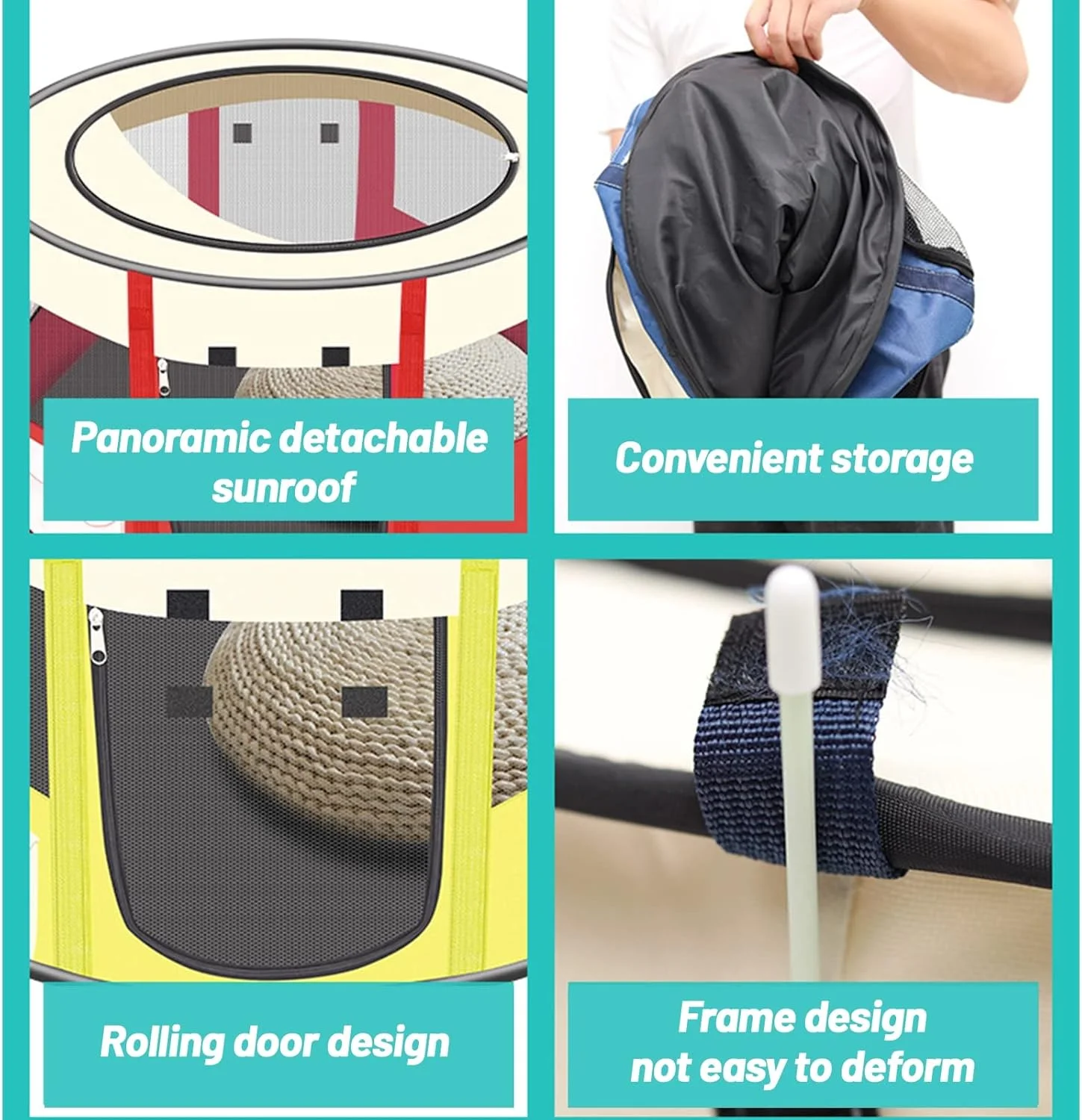 محوطه بازی تاشو قابل حمل حیوانات خانگی، محوطه بازی سگ، قفس توله سگ، قفس تاشو، چادر تمرین قفس برای سگ، گربه، خرگوش، همستر، کیف حمل رایگان + کاسه مسافرتی رایگان، زرد، M محوطه بازی تاشو قابل حمل حیوانات خانگی، محوطه بازی سگ، قفس توله سگ، قفس تاشو، چادر تمرین قفس برای سگ، گربه، خرگوش، همستر، کیف حمل رایگان + کاسه مسافرتی رایگان، زرد، M