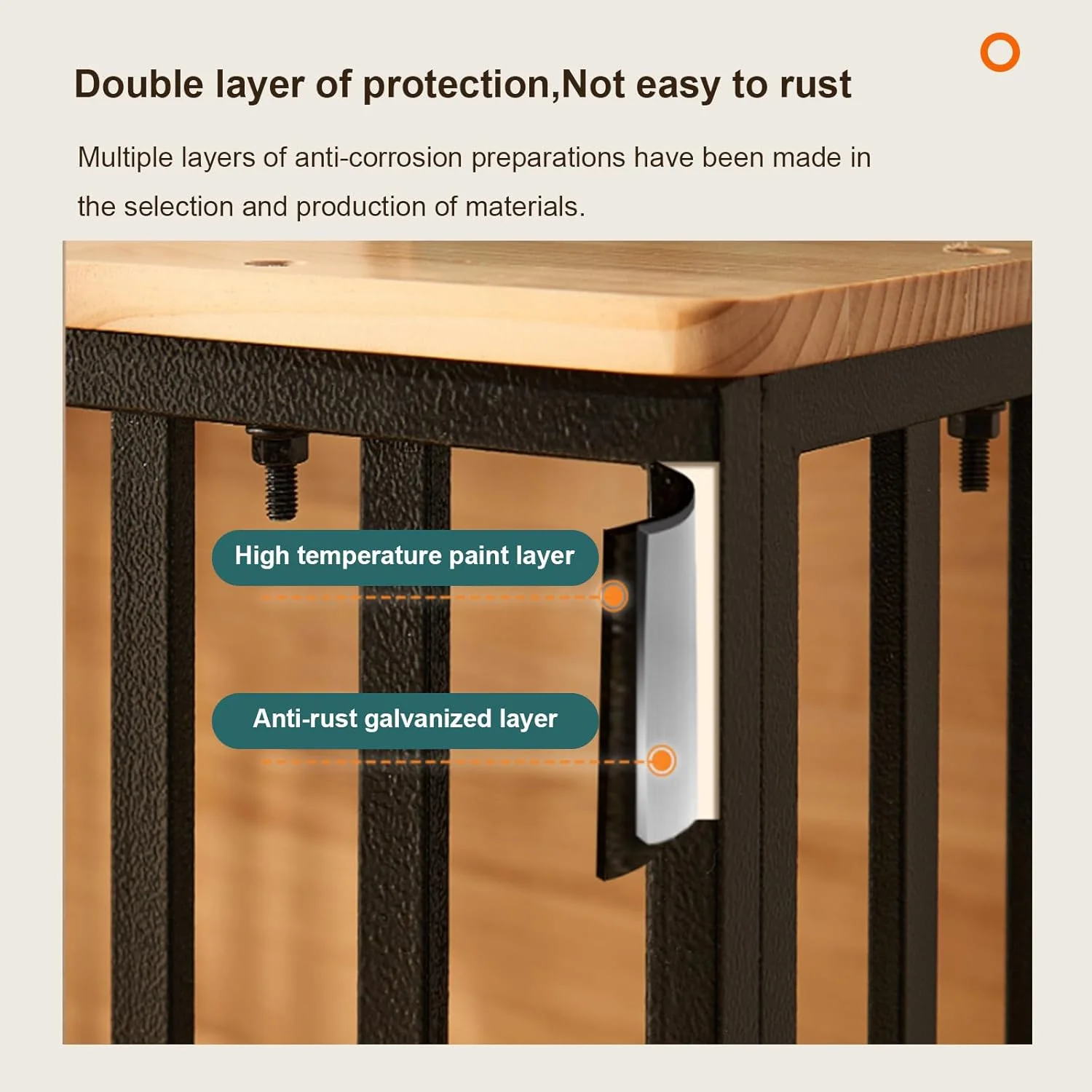 قفس سگ خانگی PJDDP، میز کنار تختی حیوانات خانگی، باکس چوبی سگ به سبک مبلمان با درها و سینی قابل جابجایی، لانه سگ، قفس حیوانات خانگی سرپوشیده برای سگ های متوسط/بزرگ، S