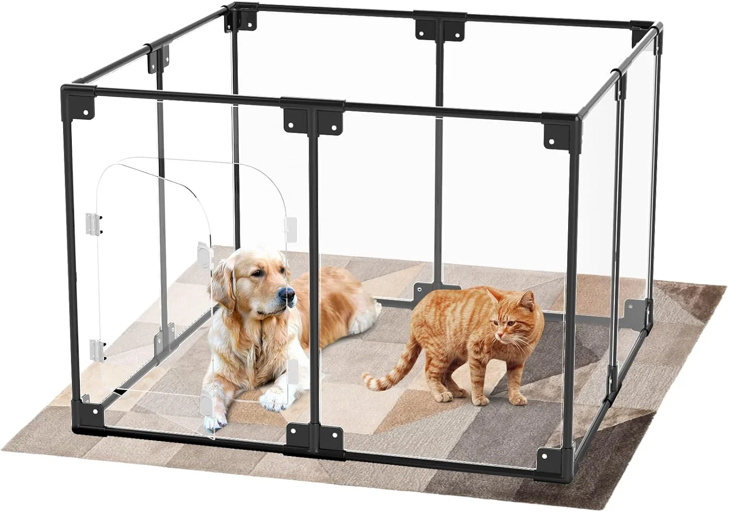 پارک بازی حیوانات Petswithu مدل S ابعاد 40 اینچ