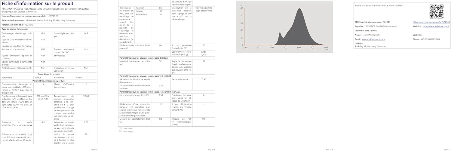 لامپ ال ای دی رفلکتور اسرام | پایه: E27 | سفید گرم | 2700 کلوین | 5.90 وات | جایگزین 60 وات | ال ای دی SUPERSTAR R80 لامپ ال ای دی رفلکتور اسرام | پایه: E27 | سفید گرم | 2700 کلوین | 5.90 وات | جایگزین 60 وات | ال ای دی SUPERSTAR R80