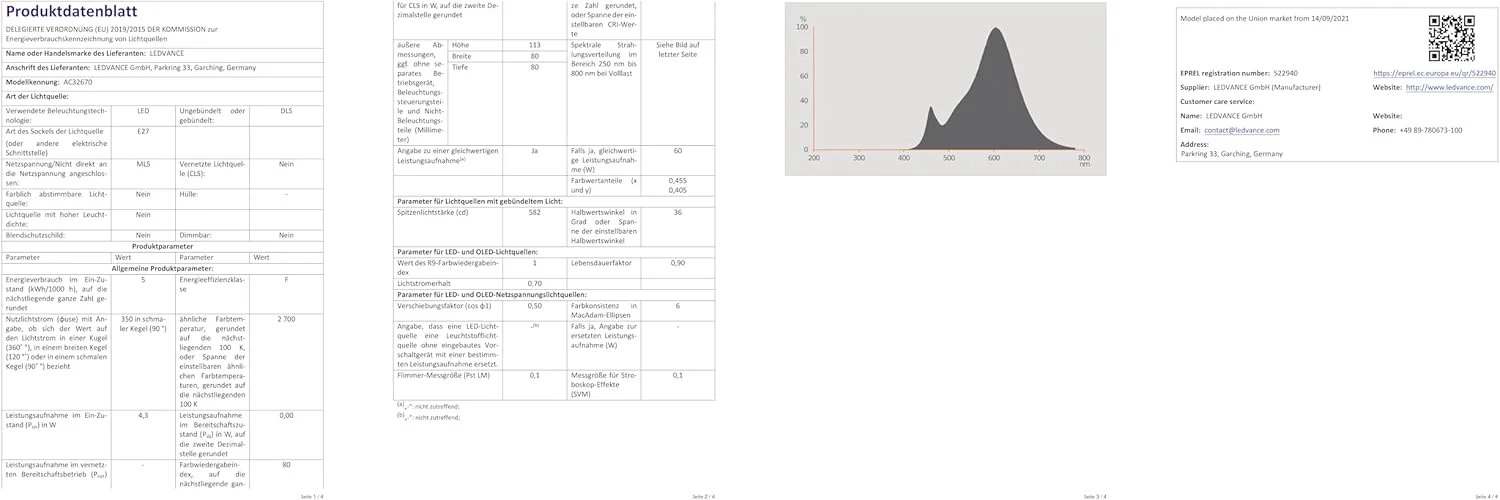 لامپ ال ای دی رفلکتور اسرام | پایه: E27 | سفید گرم | 2700 کلوین | 5.90 وات | جایگزین 60 وات | ال ای دی SUPERSTAR R80 لامپ ال ای دی رفلکتور اسرام | پایه: E27 | سفید گرم | 2700 کلوین | 5.90 وات | جایگزین 60 وات | ال ای دی SUPERSTAR R80