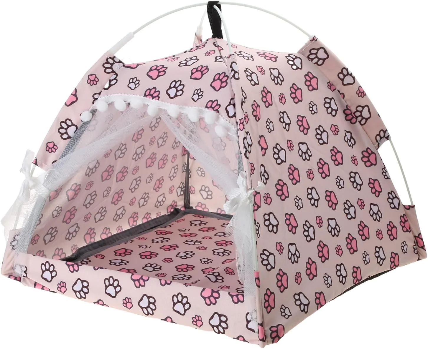 چادر سفری سبک وزن سگ و گربه اوسنگسی، مناسب استراحت حیوانات خانگی در فضای باز، ضد پشه، پارچه ای، چند رنگ