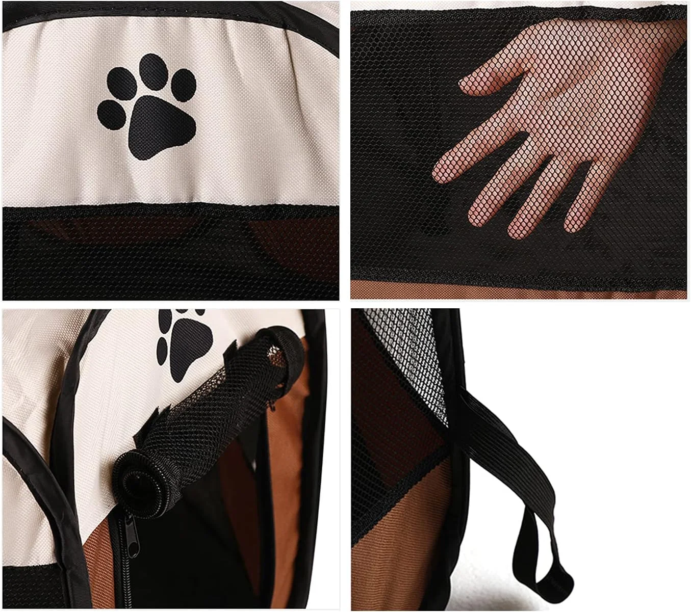 محوطه بازی حیوانات خانگی Okbuynow، قفس تاشو بزرگ سگ، چادر تمرین با توری تهویه دار برای حیوانات خانگی، توله سگ، سگ، گربه، خرگوش، استفاده در فضای داخلی و خارجی محوطه بازی حیوانات خانگی Okbuynow، قفس تاشو بزرگ سگ، چادر تمرین با توری تهویه دار برای حیوانات خانگی، توله سگ، سگ، گربه، خرگوش، استفاده در فضای داخلی و خارجی