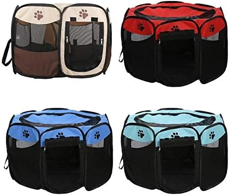 چادر هشت ضلعی حیوانات خانگی، حصار حیوانات خانگی، قفس حیوانات خانگی کوچک و متوسط، قفس سگ، چادر حیوانات خانگی آکسفورد ضد آب