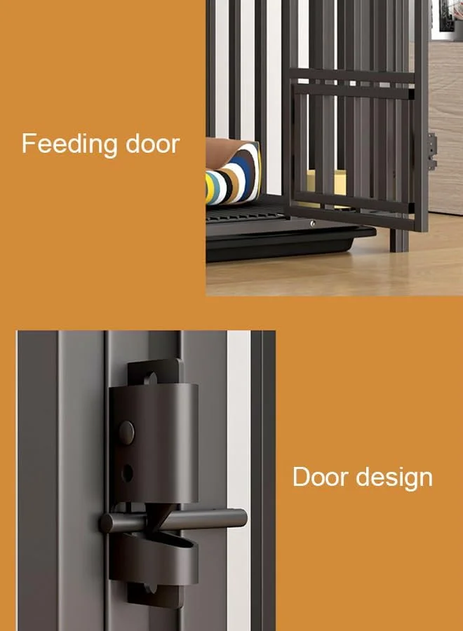 قفس تاشو لوکس و سنگین NKX با قابلیت چیدن روی هم، دارای چرخ و درب