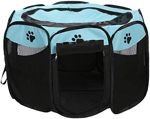 چادر هشت ضلعی حیوانات خانگی Lxxzz، حصار حیوانات خانگی، قفس حیوانات خانگی کوچک و متوسط، قفس سگ، چادر حیوانات خانگی آکسفورد ضد آب