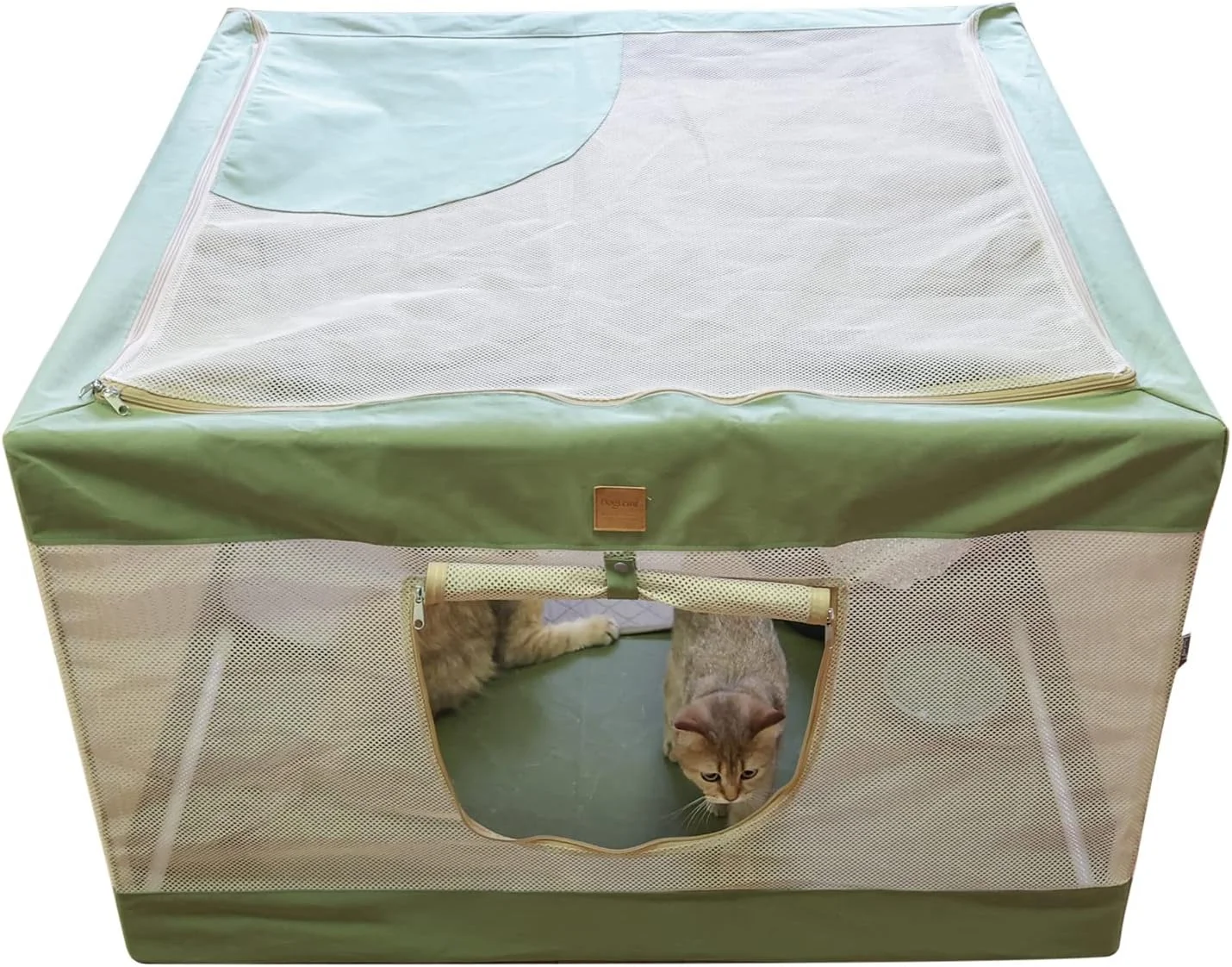 لابیموس محوطه بازی تاشو توری برای حیوانات خانگی، مناسب بچه گربه، سگ و توله سگ به همراه کیف حمل لابیموس محوطه بازی تاشو توری برای حیوانات خانگی، مناسب بچه گربه، سگ و توله سگ به همراه کیف حمل