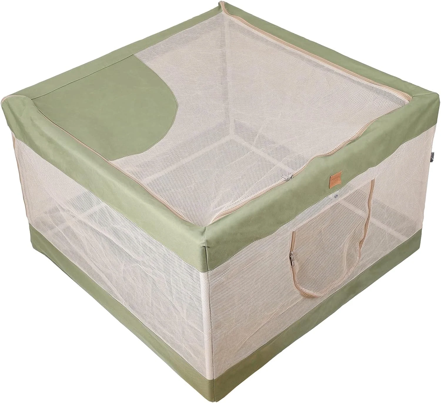 لابیموس محوطه بازی تاشو توری برای حیوانات خانگی، مناسب بچه گربه، سگ و توله سگ به همراه کیف حمل