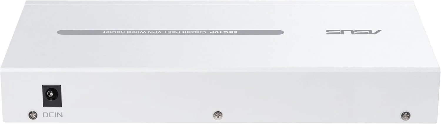 روتر سیمی گیگابیتی PoE+ VPN ایسوس ExpertWiFi EBG19P، دارای 8 پورت PoE+، توان 123 وات، تا 3 پورت اترنت WAN + 1 پورت USB WAN، ایده آل برای AP ها، امنیت شبکه در سطح تجاری، مدیریت آسان با برنامه ExpertWiFi روتر سیمی گیگابیتی PoE+ VPN ایسوس ExpertWiFi EBG19P، دارای 8 پورت PoE+، توان 123 وات، تا 3 پورت اترنت WAN + 1 پورت USB WAN، ایده آل برای AP ها، امنیت شبکه در سطح تجاری، مدیریت آسان با برنامه ExpertWiFi