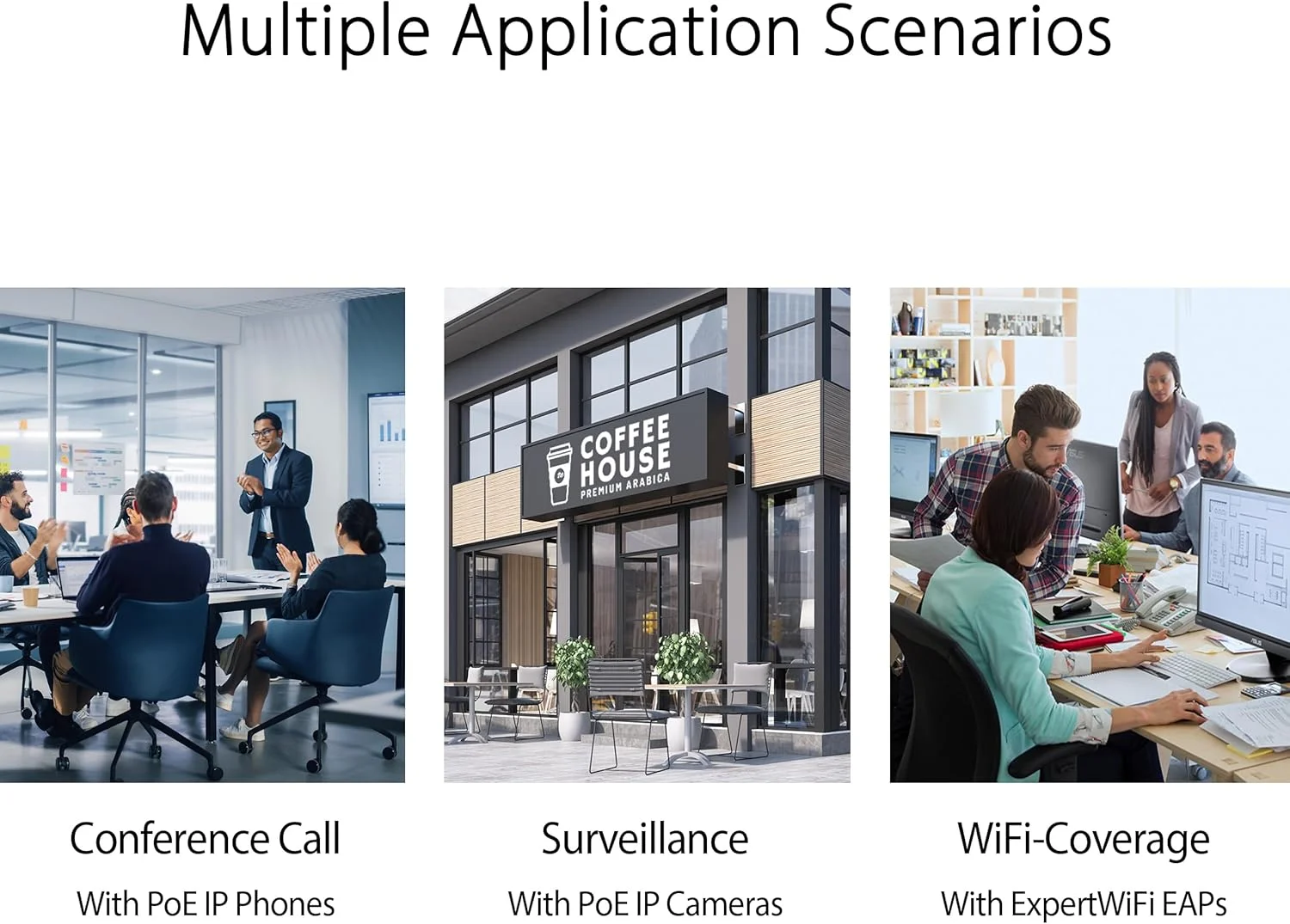 روتر سیمی گیگابیتی PoE+ VPN ایسوس ExpertWiFi EBG19P، دارای 8 پورت PoE+، توان 123 وات، تا 3 پورت اترنت WAN + 1 پورت USB WAN، ایده آل برای AP ها، امنیت شبکه در سطح تجاری، مدیریت آسان با برنامه ExpertWiFi روتر سیمی گیگابیتی PoE+ VPN ایسوس ExpertWiFi EBG19P، دارای 8 پورت PoE+، توان 123 وات، تا 3 پورت اترنت WAN + 1 پورت USB WAN، ایده آل برای AP ها، امنیت شبکه در سطح تجاری، مدیریت آسان با برنامه ExpertWiFi