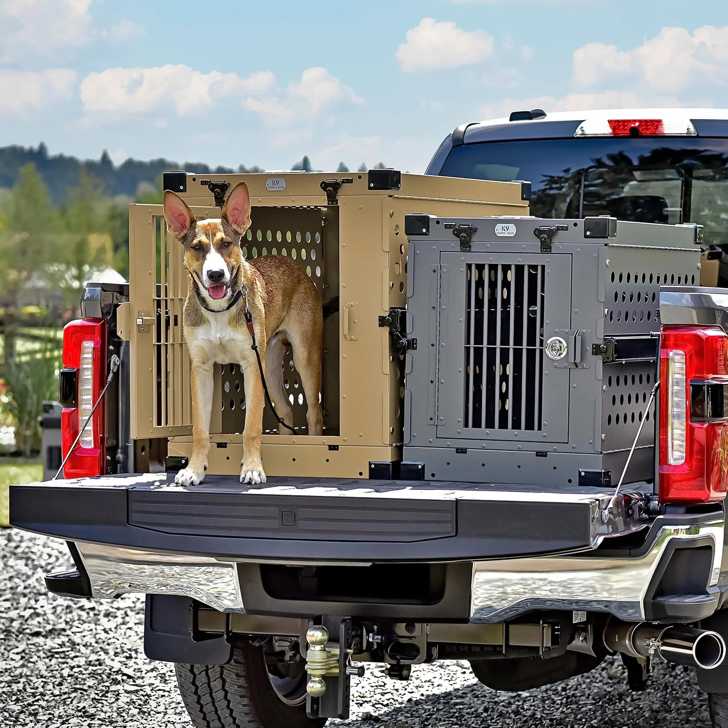 باکس سگ بزرگ K9 Kennel Boss - مشکی