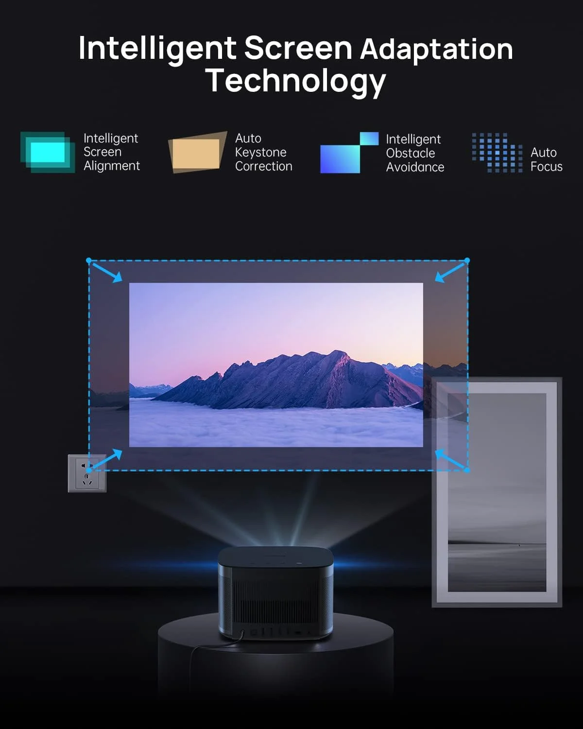 پروژکتور 4K XGIMI Horizon Pro، 2200 انسی لومن، پروژکتور فیلم Android TV 10.0 با بلندگوهای Harman Kardon یکپارچه، پروژکتور سینمای خانگی با قابلیت تنظیم خودکار صفحه نمایش با WiFi بلوتوث پروژکتور 4K XGIMI Horizon Pro، 2200 انسی لومن، پروژکتور فیلم Android TV 10.0 با بلندگوهای Harman Kardon یکپارچه، پروژکتور سینمای خانگی با قابلیت تنظیم خودکار صفحه نمایش با WiFi بلوتوث