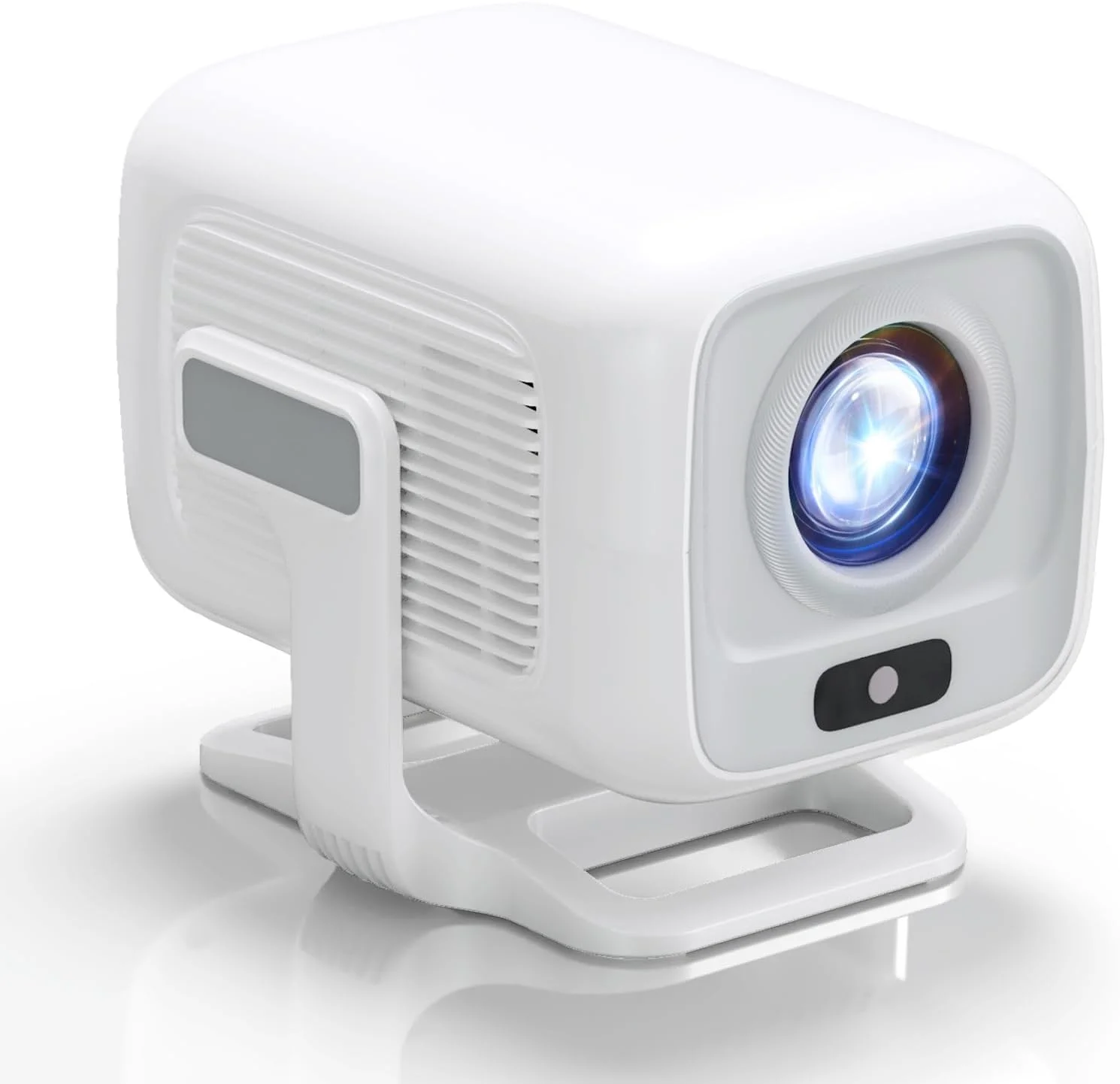 پروژکتور مینی [برنامه داخلی] فوکوس خودکار پروژکتور LED قابل حمل صفحه نمایش 4K UHD WiFi 6 BT5.2 سینمای خانگی Keystone سازگار با iOS/Android/TV Stick/PS5/Xbox تاخیر کم چرخش 180 درجه