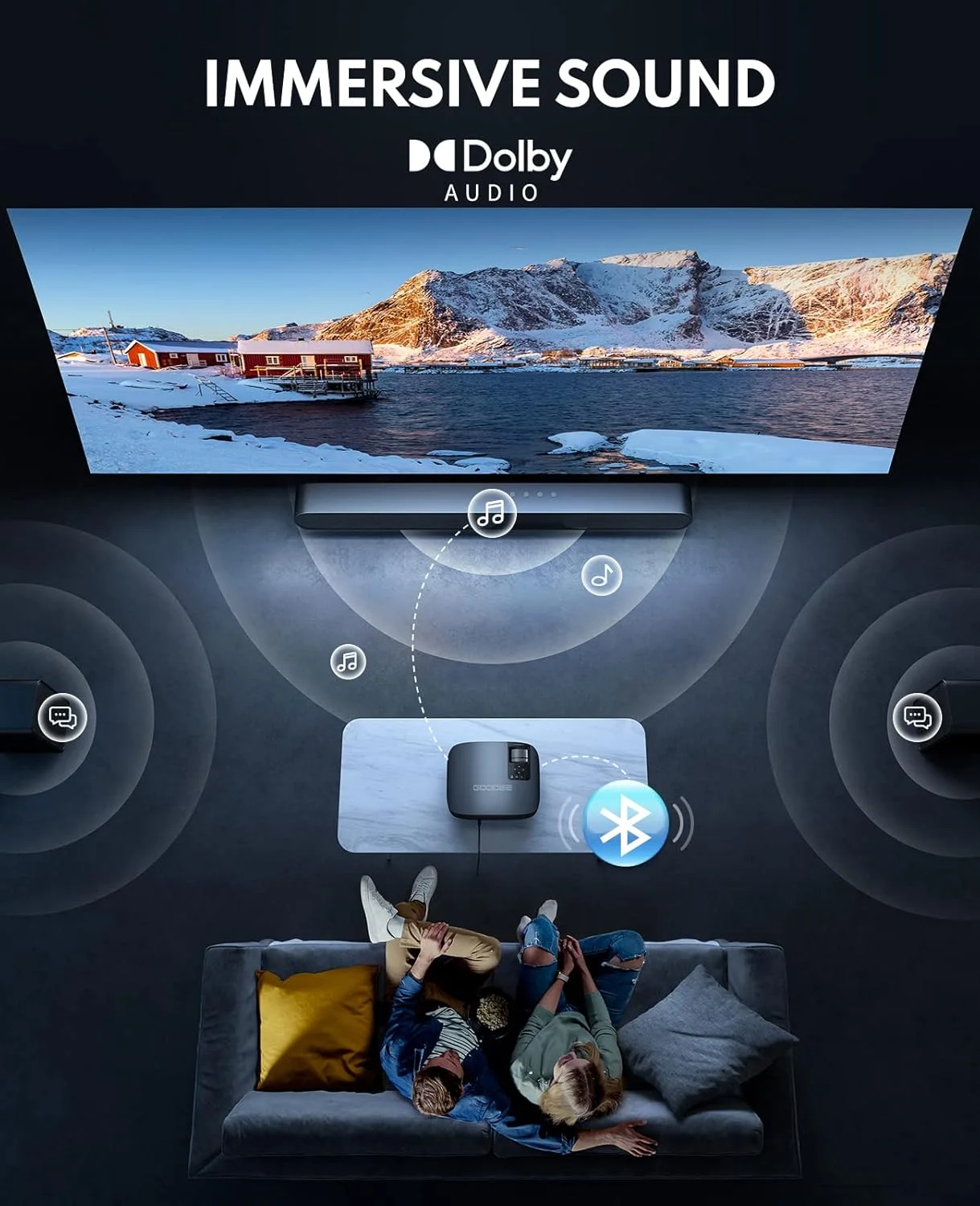 پروژکتور 4K گودی با پشتیبانی از WiFi و بلوتوث، پروژکتور مینی FHD 1080P برای فیلم های فضای باز، پروژکتور ویدئویی 5G برای سینمای خانگی Dolby Audio Zoom پروژکتور قابل حمل TV Stick PPT (YG600 Plus) پروژکتور 4K گودی با پشتیبانی از WiFi و بلوتوث، پروژکتور مینی FHD 1080P برای فیلم های فضای باز، پروژکتور ویدئویی 5G برای سینمای خانگی Dolby Audio Zoom پروژکتور قابل حمل TV Stick PPT (YG600 Plus)