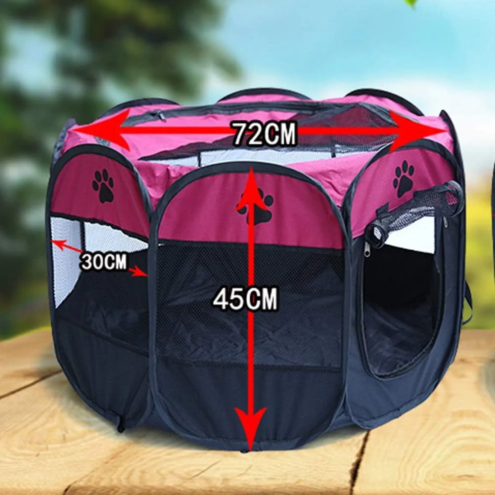 چادر حیوانات خانگی Cozy69، چادر تاشو حیوانات خانگی، چادر هشت ضلعی ضد آب و ضد خش پارچه آکسفورد، خانه قابل حمل برای توله سگ، بچه گربه، گربه، خرگوش، پناهگاه حیوانات کوچک در فضای داخلی و خارجی چادر حیوانات خانگی Cozy69، چادر تاشو حیوانات خانگی، چادر هشت ضلعی ضد آب و ضد خش پارچه آکسفورد، خانه قابل حمل برای توله سگ، بچه گربه، گربه، خرگوش، پناهگاه حیوانات کوچک در فضای داخلی و خارجی