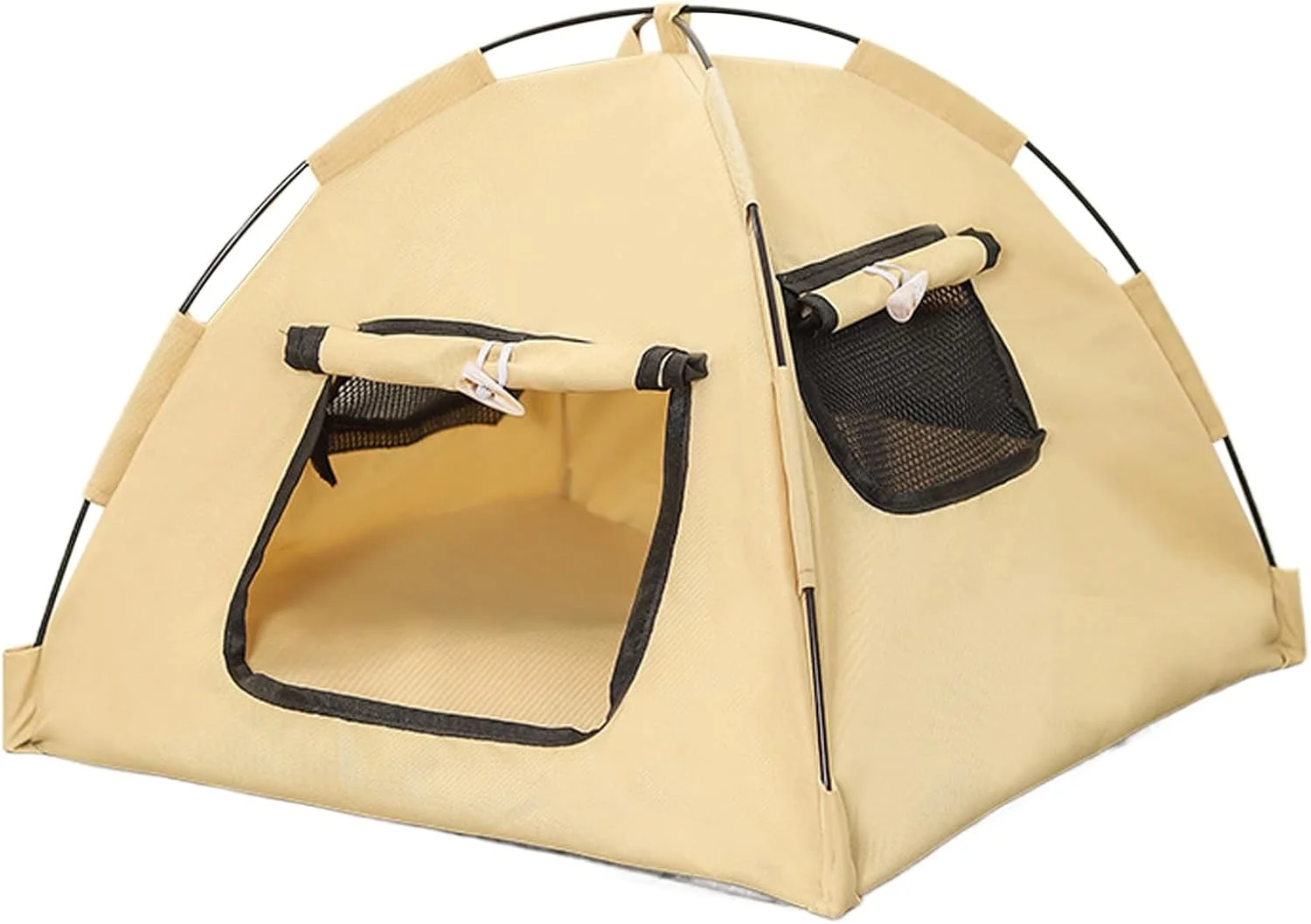 چادر گربه | سایه بان تاشو توله سگ | چادر گربه قابل حمل و تنفس برای حیوانات کوچک، مسافرت ساحلی، کمپینگ، بالکن، ماجراجویی، پاسیو تابستانی، سفر در فضای باز چادر گربه | سایه بان تاشو توله سگ | چادر گربه قابل حمل و تنفس برای حیوانات کوچک، مسافرت ساحلی، کمپینگ، بالکن، ماجراجویی، پاسیو تابستانی، سفر در فضای باز