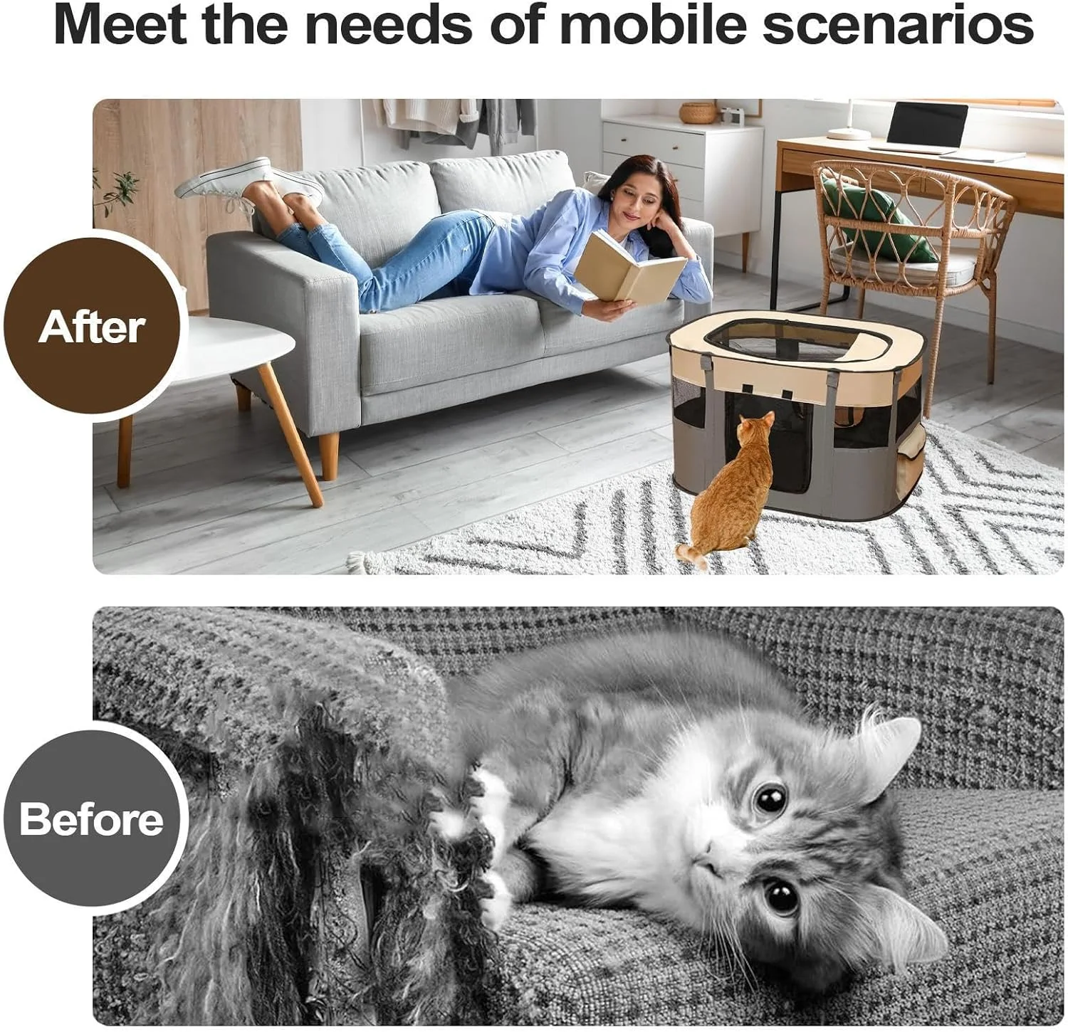 محوطه بازی تاشو حیوانات خانگی | قفس چادری فضای باز | تخت خواب تاشو تنفسی برای پاسیو، اتاق نشیمن، حیاط خلوت، کمپینگ، حیاط، آپارتمان، مسافرت، بالکن فضای باز، خانه محوطه بازی تاشو حیوانات خانگی | قفس چادری فضای باز | تخت خواب تاشو تنفسی برای پاسیو، اتاق نشیمن، حیاط خلوت، کمپینگ، حیاط، آپارتمان، مسافرت، بالکن فضای باز، خانه