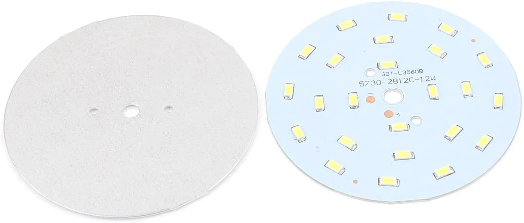 اکسیت 2 عدد برد PCB، 12 وات، سفید خالص، 24 SMD 5730 LED، نور پایین، صفحه پایه آلومینیومی (18ry142qf586)