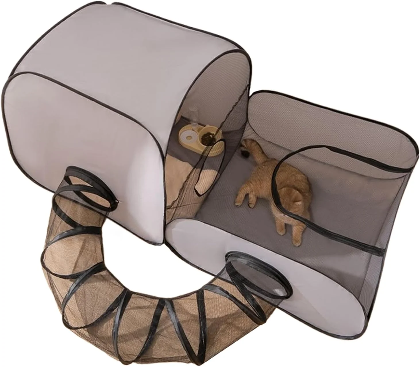 محوطه گربه، محوطه های تاشو گربه چادر توری قابل حمل - حصار تاشو قابل حمل با تونل آکسفورد خانه بازی چادر حیوانات خانگی برای بچه گربه سگ خرگوش محوطه گربه، محوطه های تاشو گربه چادر توری قابل حمل - حصار تاشو قابل حمل با تونل آکسفورد خانه بازی چادر حیوانات خانگی برای بچه گربه سگ خرگوش