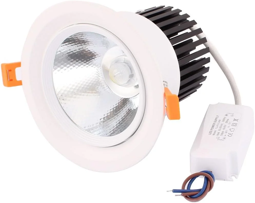 چراغ سقفی ال ای دی 30 وات COB مدل Aexit AC85-265، نور پایین توکار، سفید گرم 2320 لومن (8541be9f0d4d351bf52ce55f8105ea86)