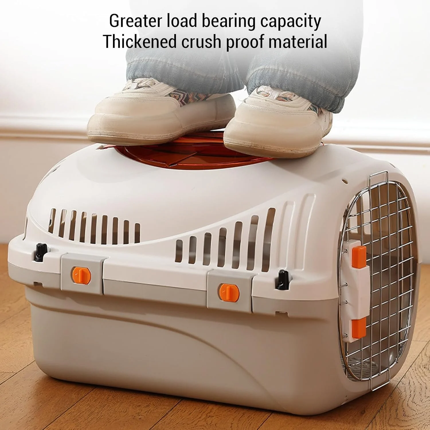 باکس حمل سگ و گربه پلاستیکی فاباتر، باکس پرواز هواپیمایی، لانه، باکس حمل حیوانات خانگی قابل حمل برای سفرهای خارج از منزل، 50.5x32.5x20 سانتی متر باکس حمل سگ و گربه پلاستیکی فاباتر، باکس پرواز هواپیمایی، لانه، باکس حمل حیوانات خانگی قابل حمل برای سفرهای خارج از منزل، 50.5x32.5x20 سانتی متر