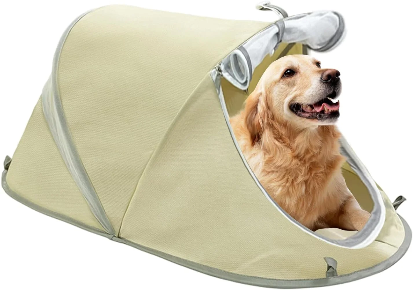 چادر سگ کوچک | لانه قابل تنفس کوچک ضد آب و مقاوم در برابر اشعه ماوراء بنفش، قفس چادر حیوانات خانگی توله سگ داخلی و خارجی، برای حیاط، چمن، بالکن، پاسیو، پیک نیک، اتاق خواب، کمپینگ