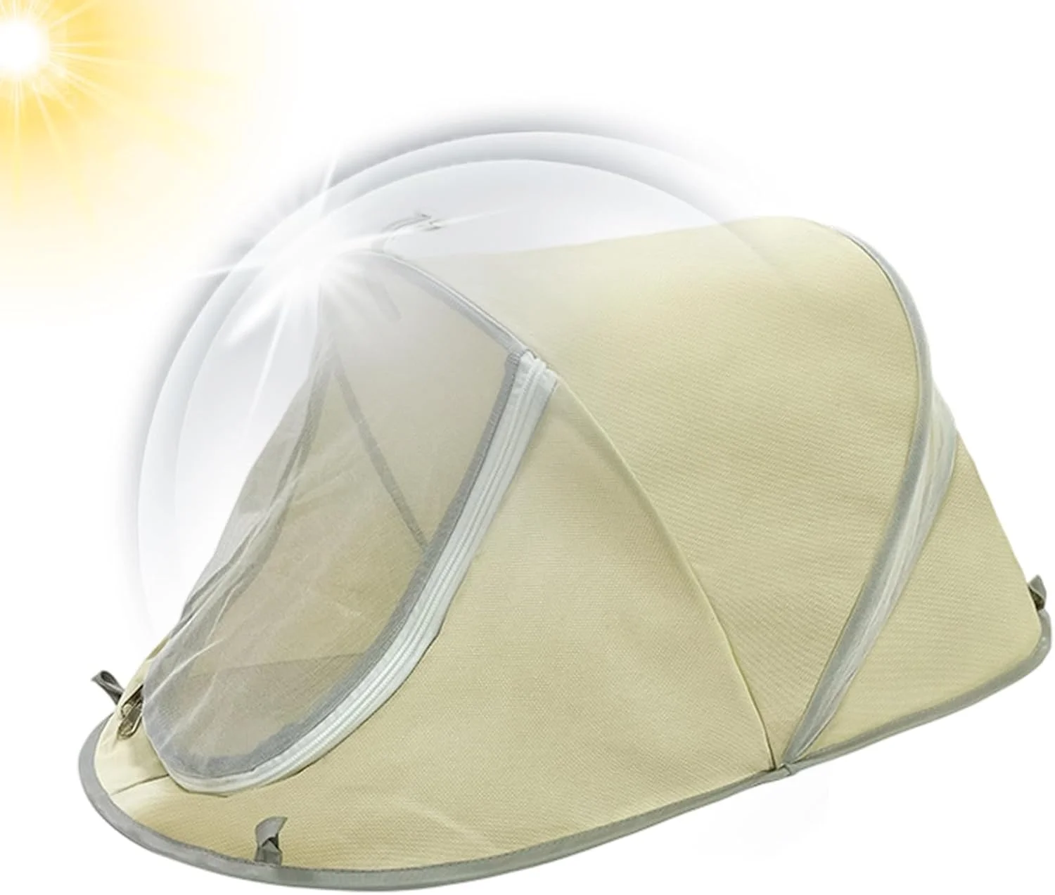 چادر سگ کوچک، باکس سگ کوچک مقاوم در برابر اشعه ماوراء بنفش و تنفسی، باکس توری سگ و توله سگ مناسب فضای داخلی و خارجی - مناسب حیاط، چمن، بالکن، پاسیو، پیک نیک، اتاق خواب و کمپینگ