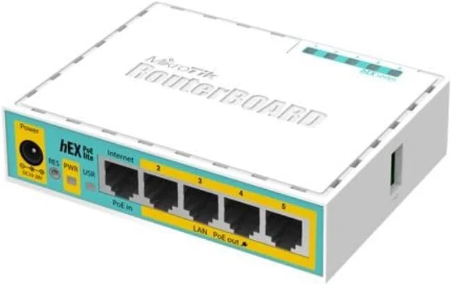 روتربرد Mikrotik hEX PoE Lite