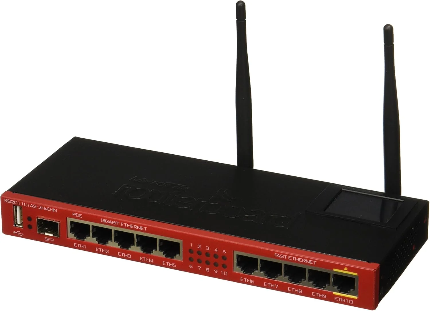 روتر میکروتیک RB2011UiAS-2HnD-IN با 10 پورت اترنت و Sfp Plus