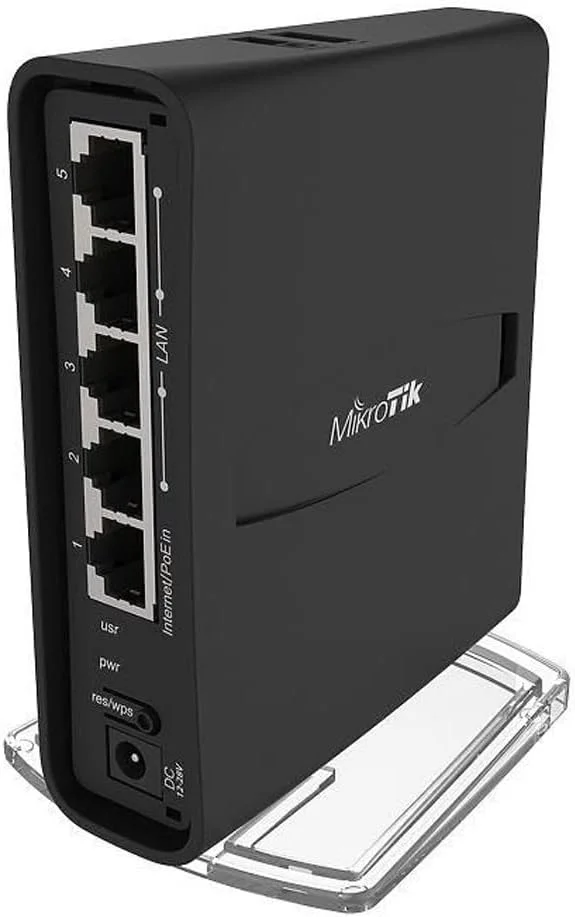 میکروتیک hAP ac2 با قابلیت تغذیه از طریق اترنت (PoE) - مشکی