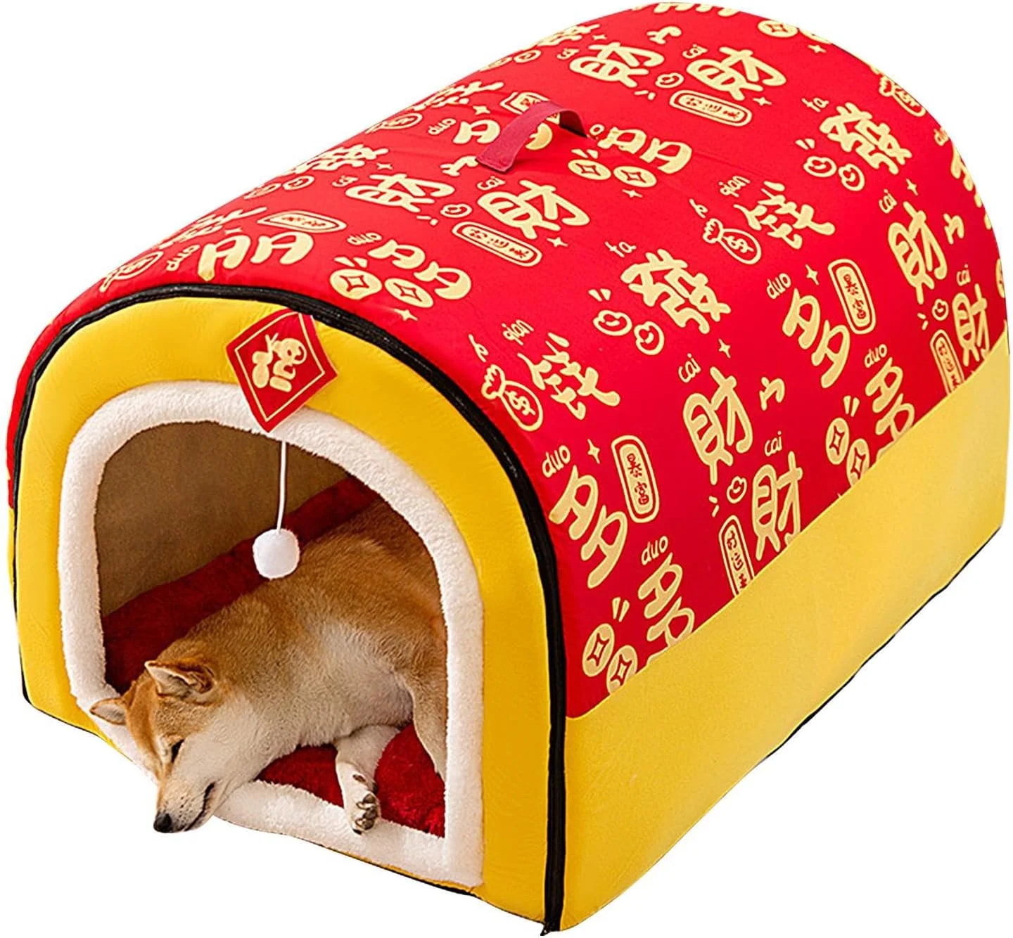خانه سگ داخل خانه - چادر لانه گرم و نرم با کوسن | خانه تختخواب گربه و سگ گرم و محصور - برای گربه ها حیوانات کوچک خرگوش ها توله سگ ها بازی کمپینگ خانه خانه سگ داخل خانه - چادر لانه گرم و نرم با کوسن | خانه تختخواب گربه و سگ گرم و محصور - برای گربه ها حیوانات کوچک خرگوش ها توله سگ ها بازی کمپینگ خانه