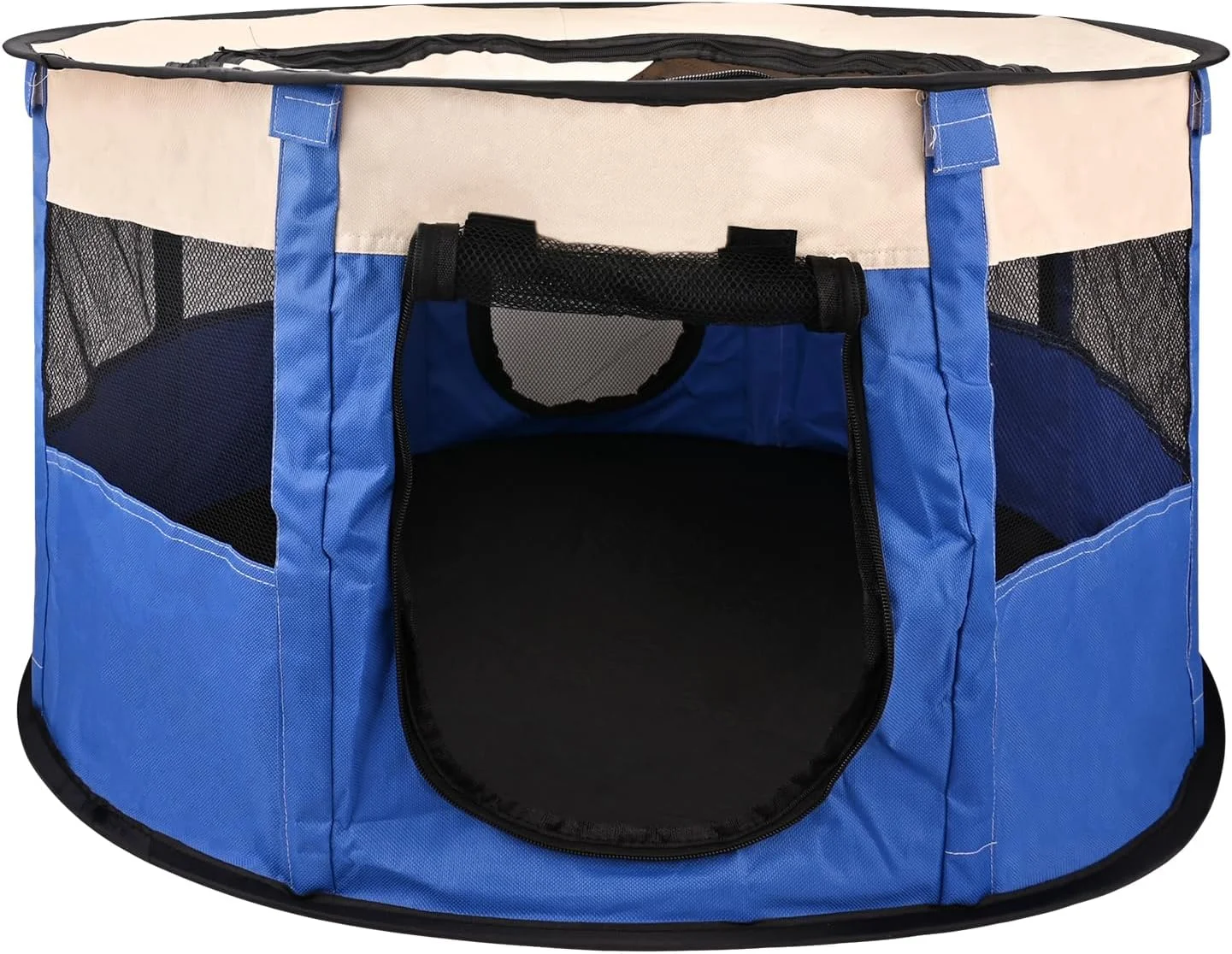 محوطه بازی تاشو و ضد آب حیوانات خانگی با محفظه ذخیره سازی، قفس قابل حمل سگ و گربه در داخل و خارج از منزل برای توله سگ ها، بچه گربه ها، حیوانات باردار، حمل آسان برای مسافرت و کمپینگ محوطه بازی تاشو و ضد آب حیوانات خانگی با محفظه ذخیره سازی، قفس قابل حمل سگ و گربه در داخل و خارج از منزل برای توله سگ ها، بچه گربه ها، حیوانات باردار، حمل آسان برای مسافرت و کمپینگ