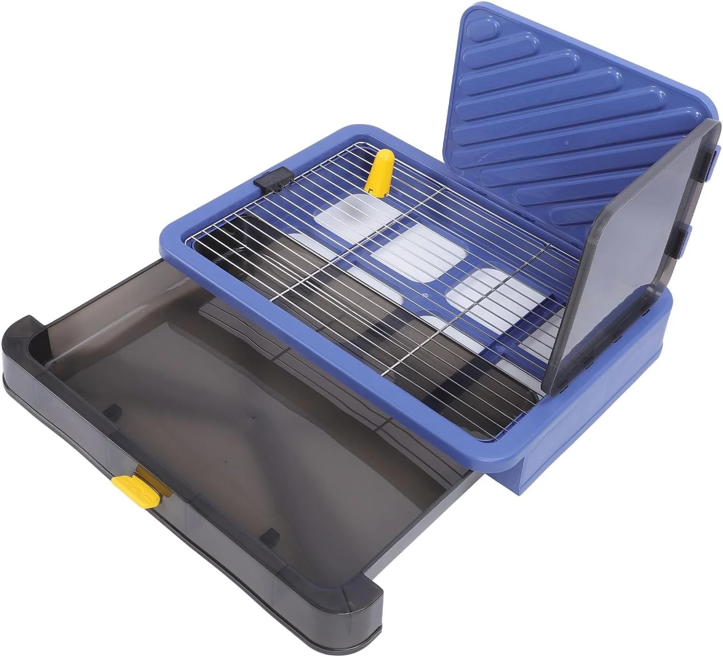 تخته توالت سگ Fabater با دیواره های بلند، نگهدارنده آموزش ادرار توله سگ جادار، ایده آل برای سگ های سایز متوسط، تمیز کردن آسان