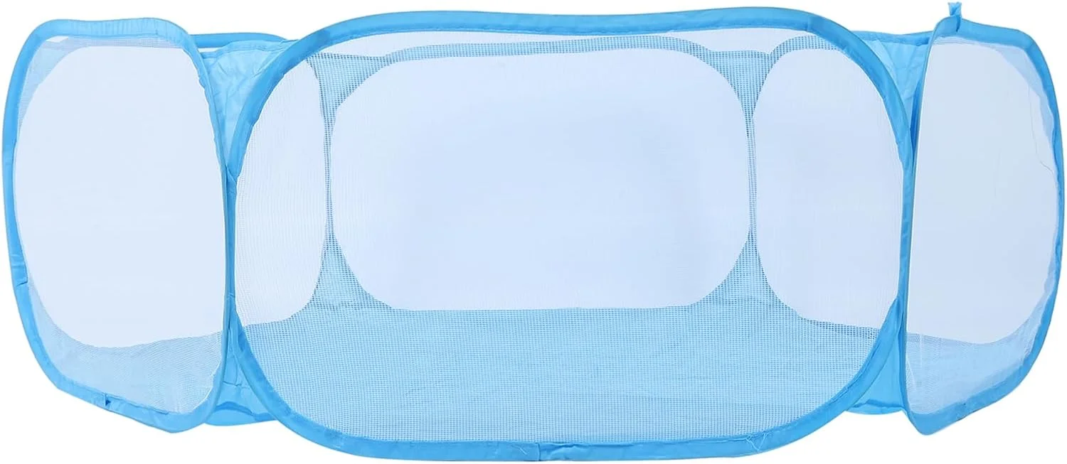 محوطه بازی توله سگ Asixxsix، 95X40 سانتی متر، چادر کوچک سگ، زمین بازی تاشو قابل حمل با کیف حمل برای مسافرت در فضای داخلی و خارجی گربه