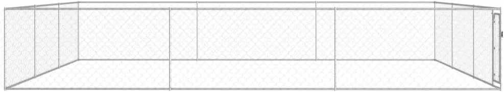 قفس سگ فضای باز فولاد گالوانیزه 6x6x1 متر