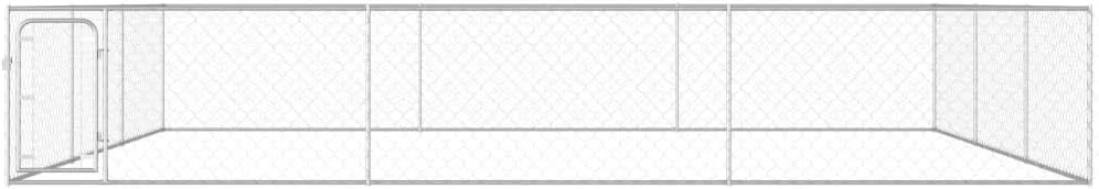 قفس سگ فضای باز فولاد گالوانیزه 6x6x1 متر