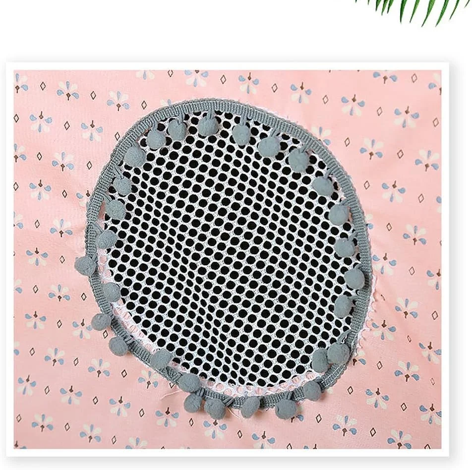 با خانه سگ ما، حیوان خانگی خود را گرم و راحت نگه دارید - خانه سگ کوچک پارچه توری قابل تنفس، شیک و با تمیز کردن آسان، خاکستری M، خاکستری، L