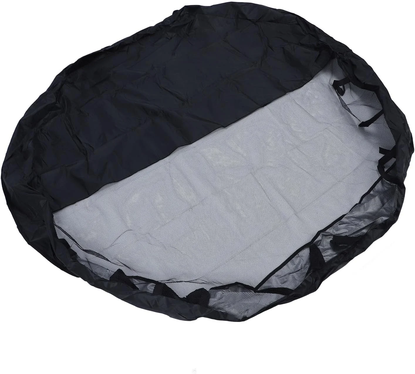 روکش توری سگ پارچه آکسفورد با روکش نقره ای Yusat 210D، مقاوم در برابر اشعه ماوراء بنفش، روکش بالایی برای محوطه بازی سگ نیمه توری، مناسب برای 8 پنل