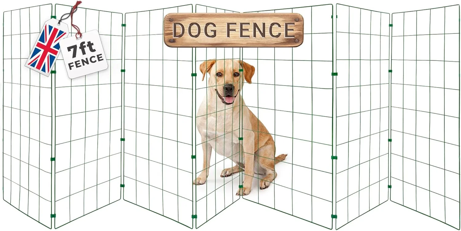 فنس تاشو و قابل حمل سگ P Dot Wolf Flexipanel | مناسب فضای داخلی و خارجی | دروازه | مانع (فنس 7 فوتی)