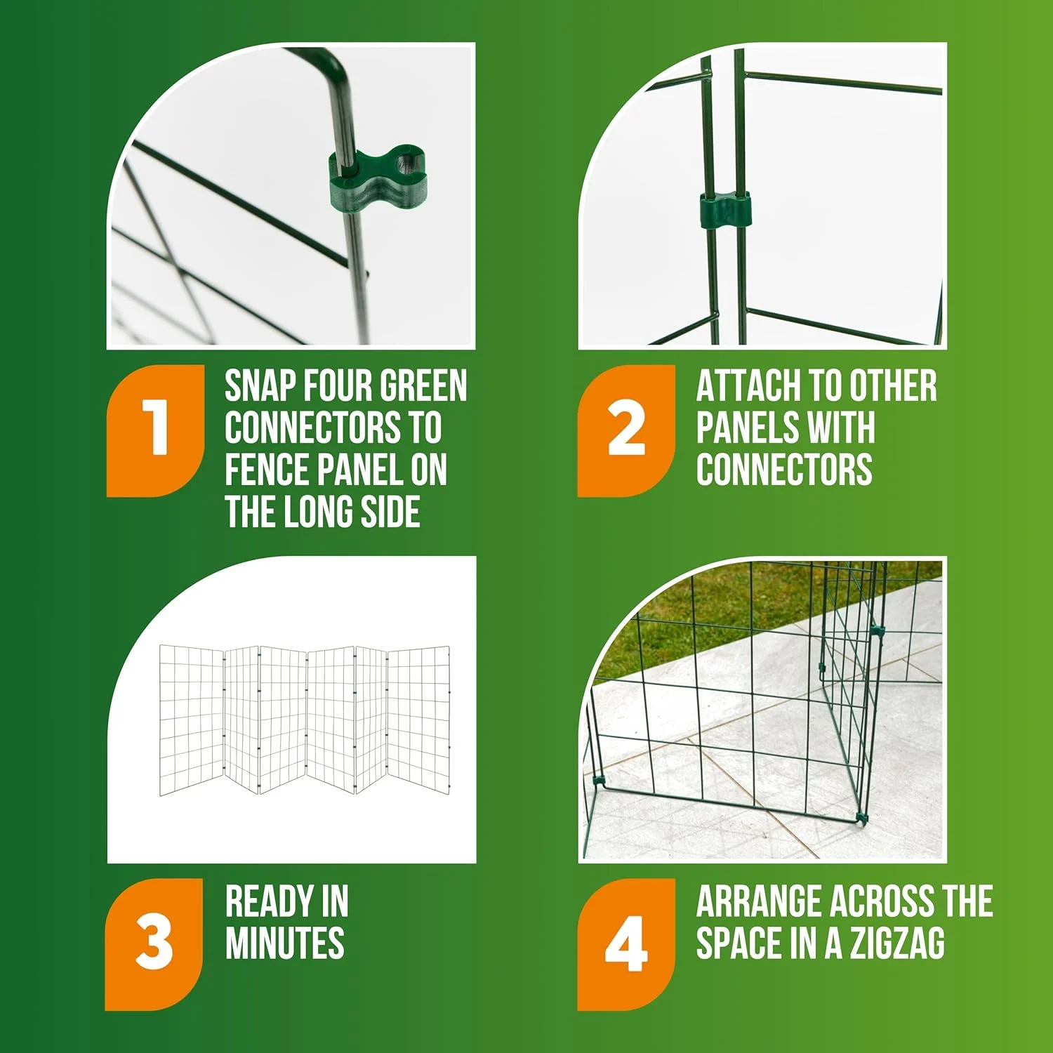 فنس تاشو و قابل حمل سگ P Dot Wolf Flexipanel | مناسب فضای داخلی و خارجی | دروازه | مانع (فنس 4.5 متری)