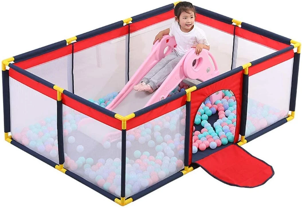 محوطه بازی کودک DOKGRYD، چادر بازی کودکان مناسب بازی در داخل یا خارج از خانه، فوق العاده بزرگ 190x130 سانتی متر