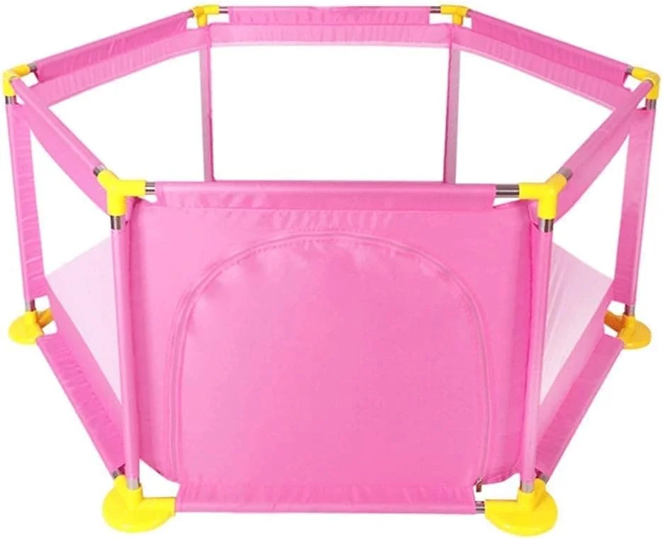 محوطه بازی کودک DOKGRYD، چادر مانع زمین بازی، سایبان، قابل حمل، تاشو، مناسب برای خزیدن نوزاد و کودک نوپا، صورتی
