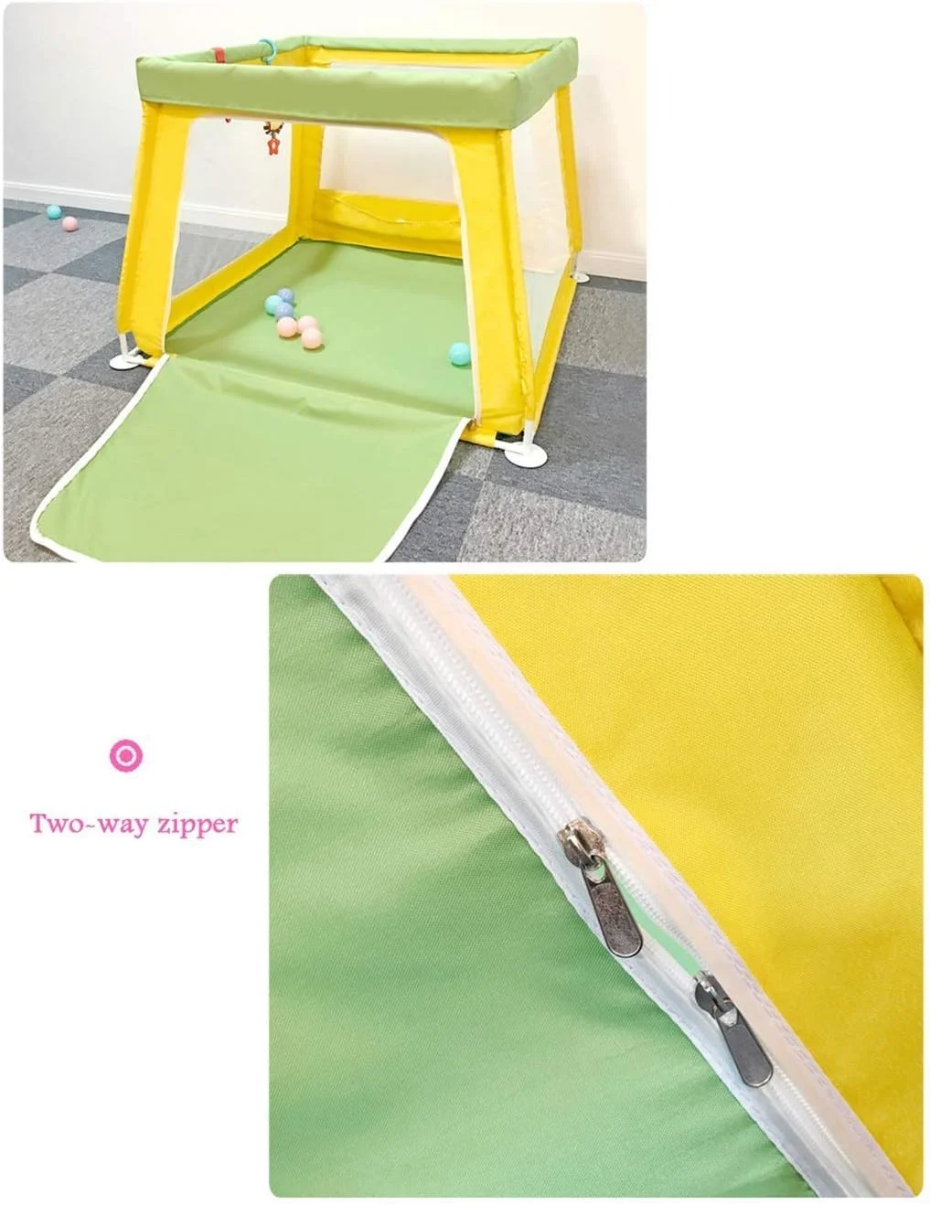 پارک بازی کودک DOKGRYD، مرکز فعالیت کودکان، پارک بازی برای نوزادان، استخر توپ - ارتفاع 70 سانتی متر - سبز پارک بازی کودک DOKGRYD، مرکز فعالیت کودکان، پارک بازی برای نوزادان، استخر توپ - ارتفاع 70 سانتی متر - سبز