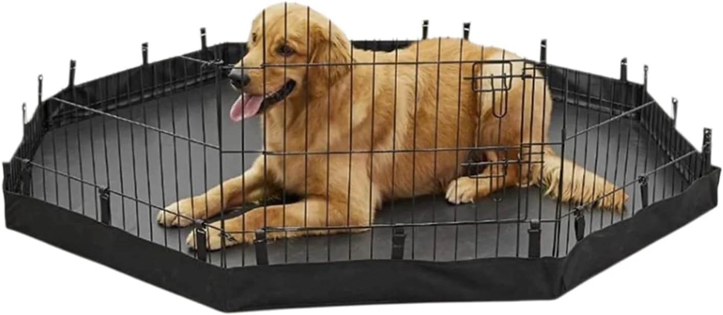 تشک محوطه بازی سگ - پد حصار گربه خانگی - پارچه آکسفورد قابل شستشو پد ادرار سگ ضد آب تشک آموزشی زایمان حیوانات خانگی برای تخت محوطه بازی، مبل و صندوق عقب