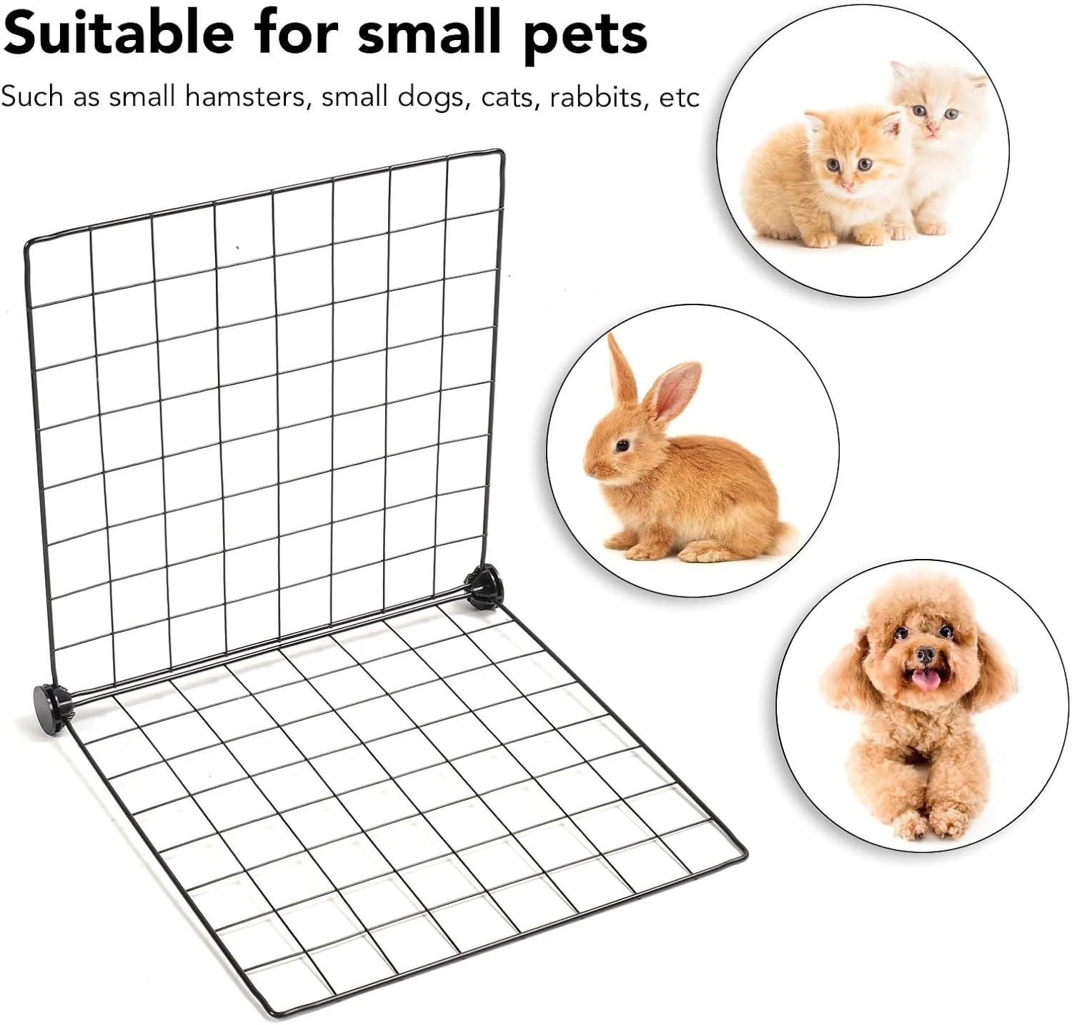 محوطه بازی سگ در داخل خانه - حصار تمرینی حیوانات خانگی برای حیاط، 12 پنل تاشو با درب، محوطه فلزی سگ برای کمپینگ، RV، فضای باز، حیوانات خانگی کوچک/متوسط