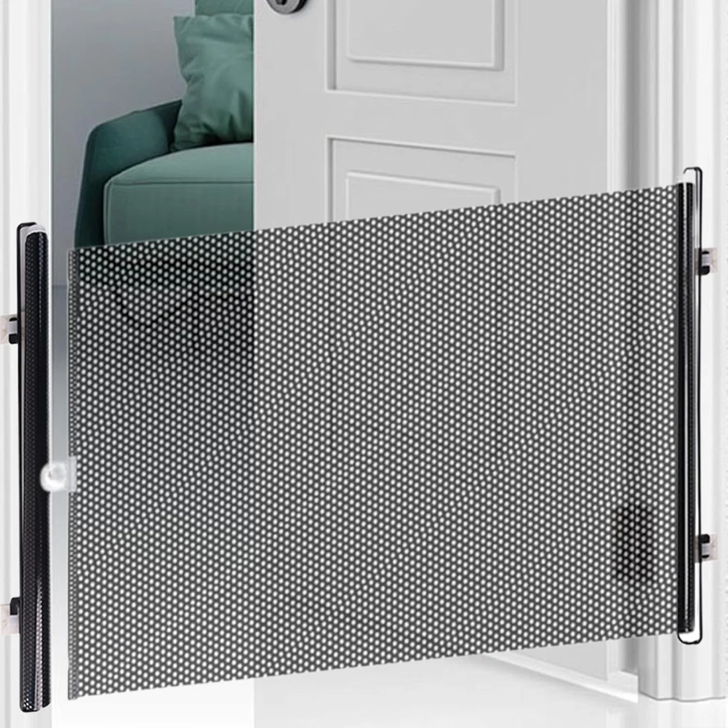 Dog Gate - Small Dog Safety Fence - Home and Outdoor Use Pet Playpen for Living Room Hallway Kitchen Deck Patio Fireplace Bedroom Doorway