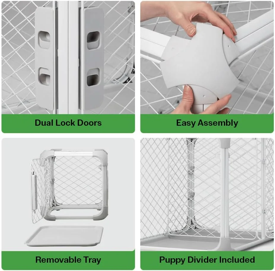 قفس سگ ماژولار دو درب Diggs Evolv